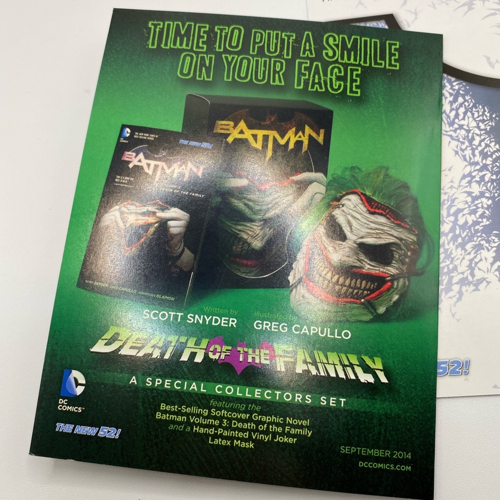 2013 DC Comics Promotional Comic Book Card Displays. Batman. Joker. - Picture 5 of 7